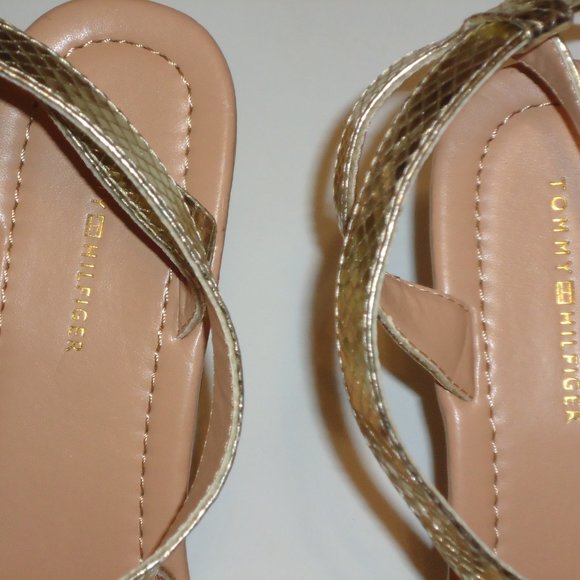 Gold Cork Wedge Sandal - Picture 12 of 16